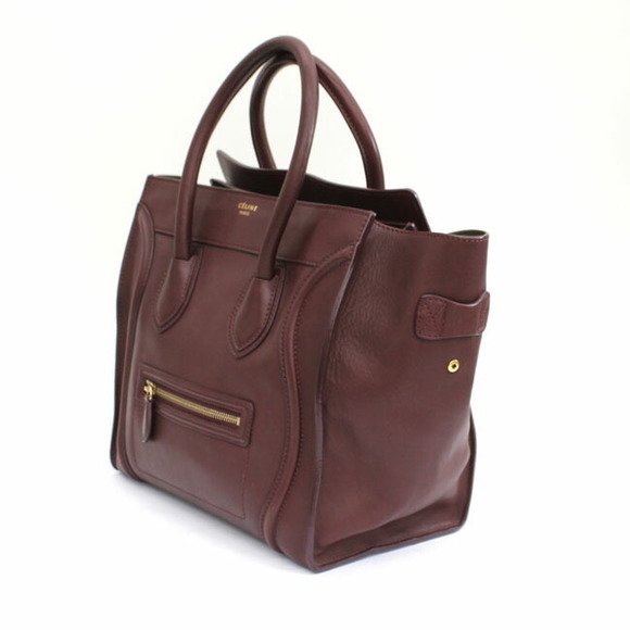 Celine Luggage Mini Shopper Handbag Purple - Picture 3 of 13